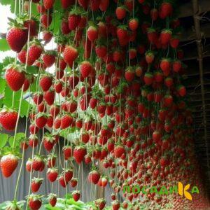 Клубника ампельная Анастасия купить по цене от 370р. в интернет-магазине «Посадика» с доставкой почтой в в Черемховое и по всей России – [изображение №1].