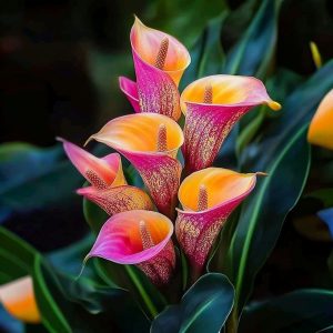 Калла Оникс купить по цене от 450р. в интернет-магазине «Посадика» с доставкой почтой в в Черемховое и по всей России – [изображение №1].